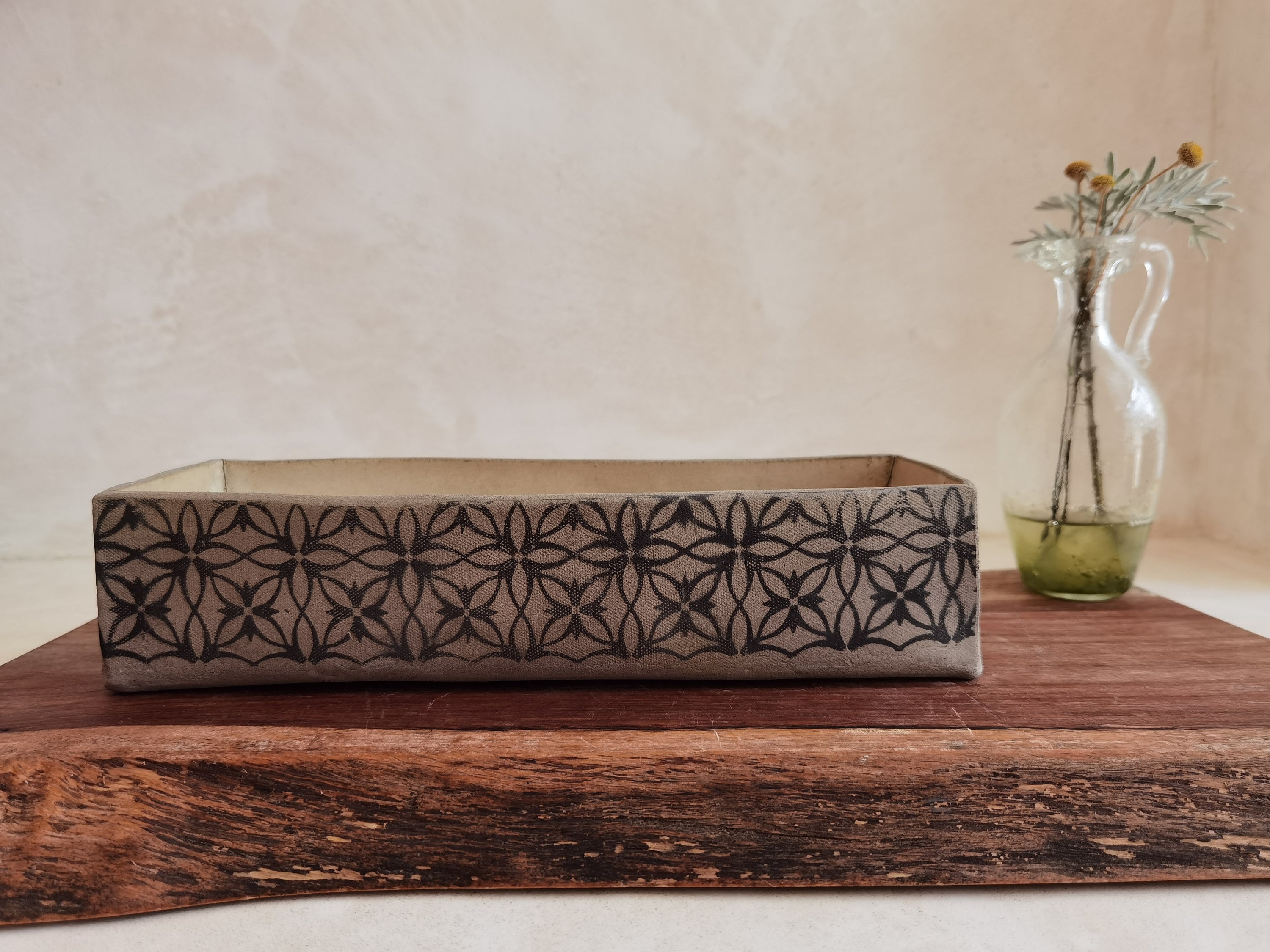 Handmade Ceramic Baking Dish: Rustic Beige Pottery Serving Dish