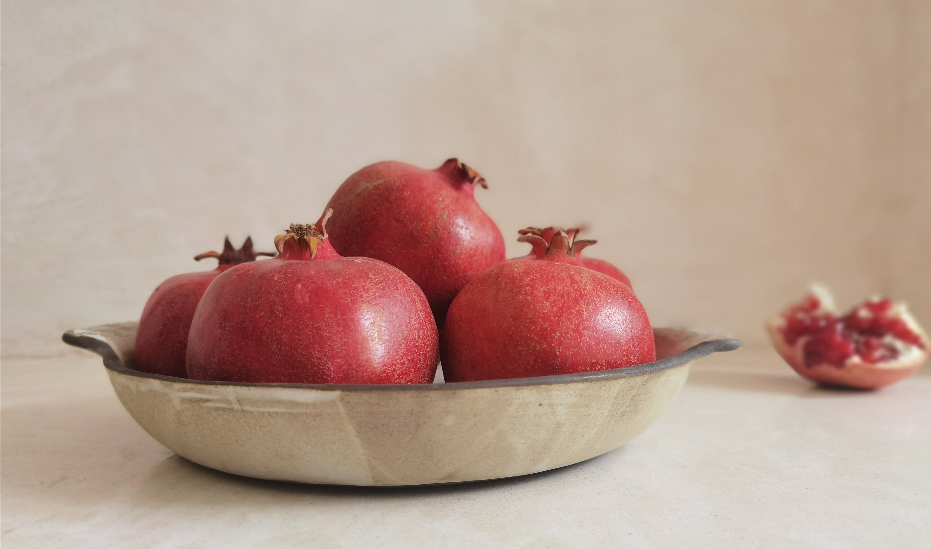 Handmade Ceramic Serving Bowl: Rustic Glazed Stoneware Dish