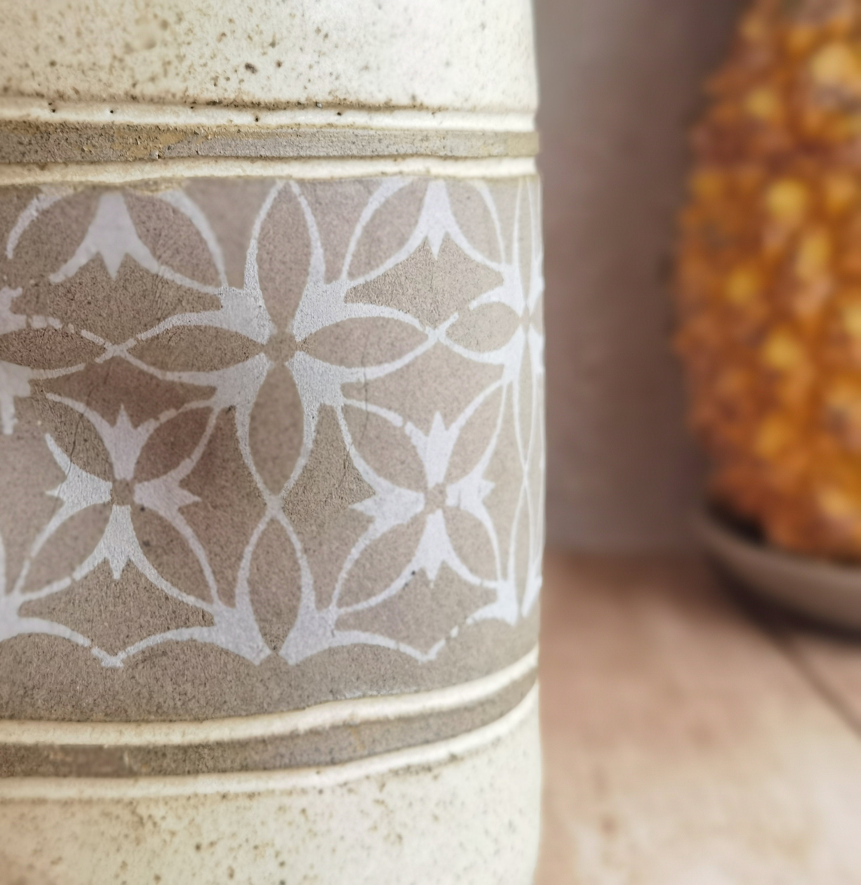 Handmade Ceramic Olive Oil Bottle: Rustic Pottery Dispenser