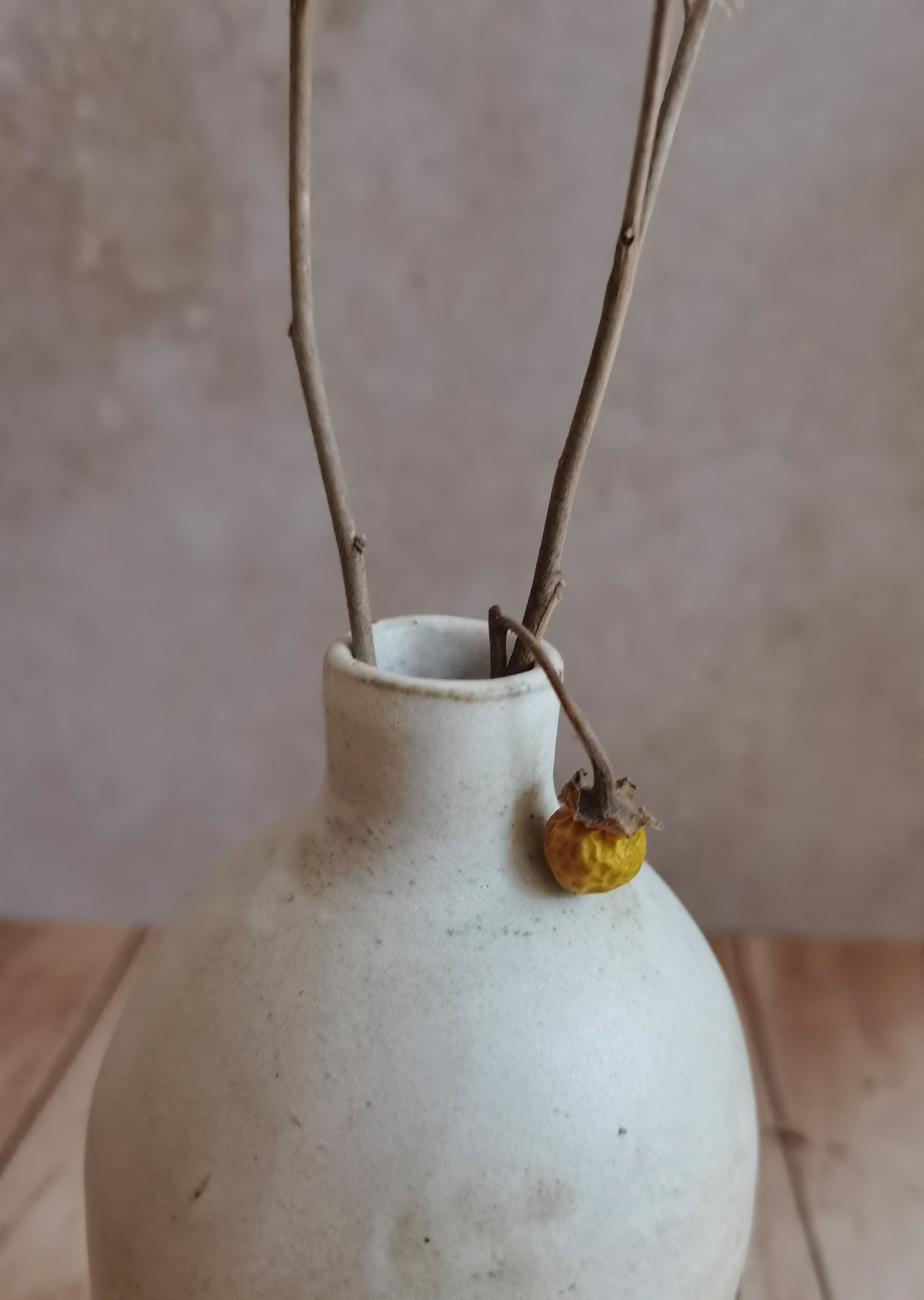 Handmade Ceramic Olive Oil Bottle: Rustic Pottery Dispenser, 30 oz